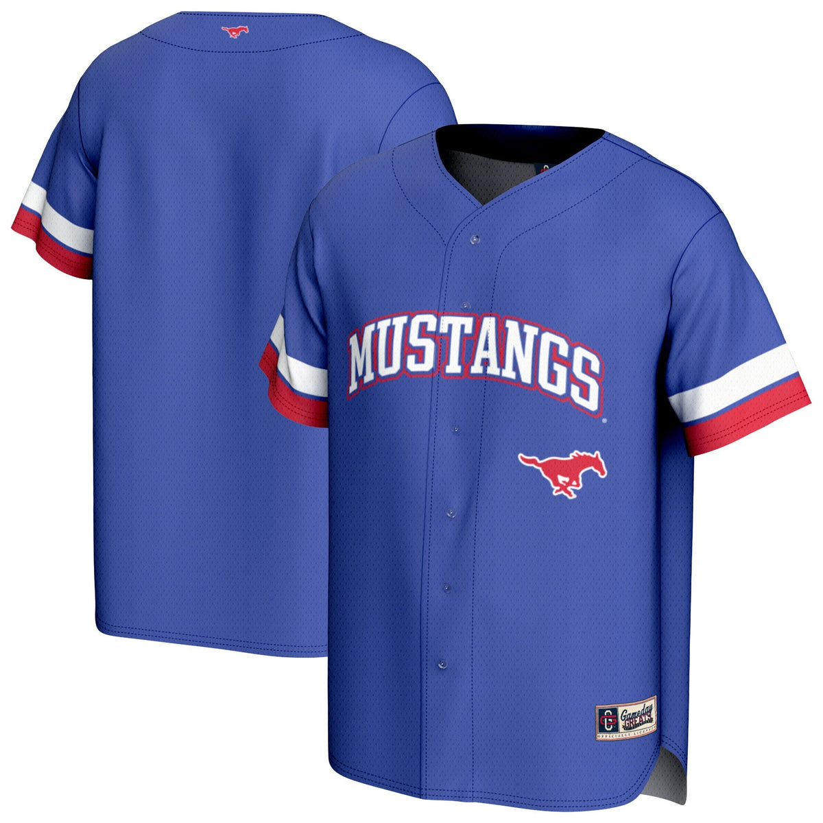 SMU Mustangs Baseball Jersey - Royal