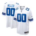 Dallas Cowboys Von Miller White Game Football Jersey