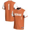 #1 Texas Longhorns Lightweight Softball Jersey - Burnt Orange