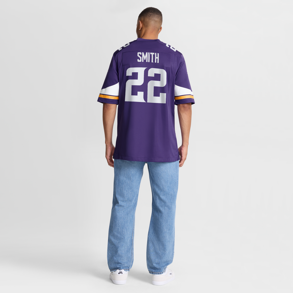 Minnesota Vikings Harrison Smith Purple Game Football Jersey