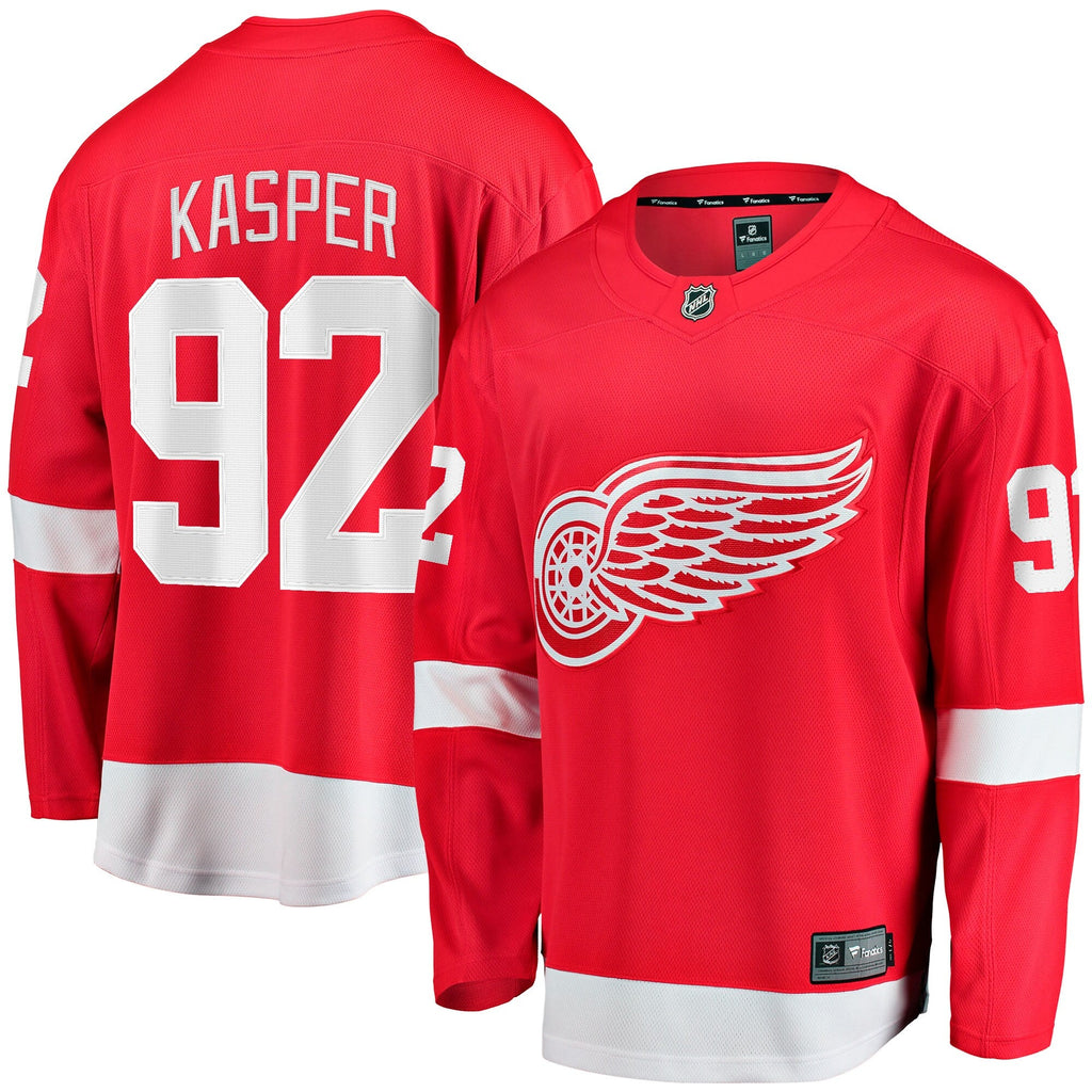 Detroit Red Wings Marco Kasper Red Home Breakaway Hockey Jersey