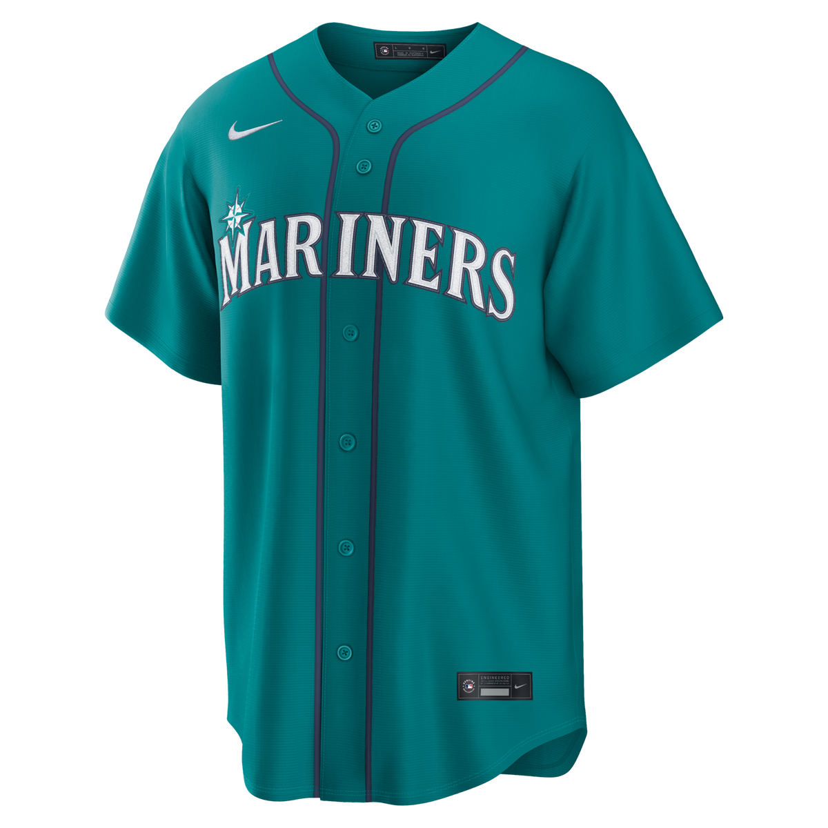 Seattle Mariners Colt Emerson Teal Alternate Replica Baseball Jersey