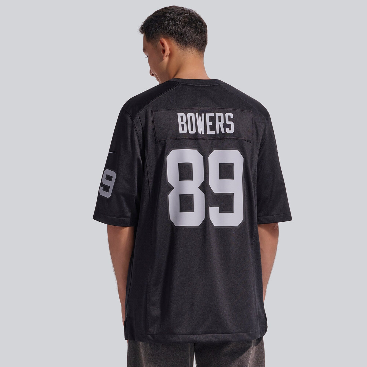 Las Vegas Raiders Brock Bowers Black Player Game Football Jersey