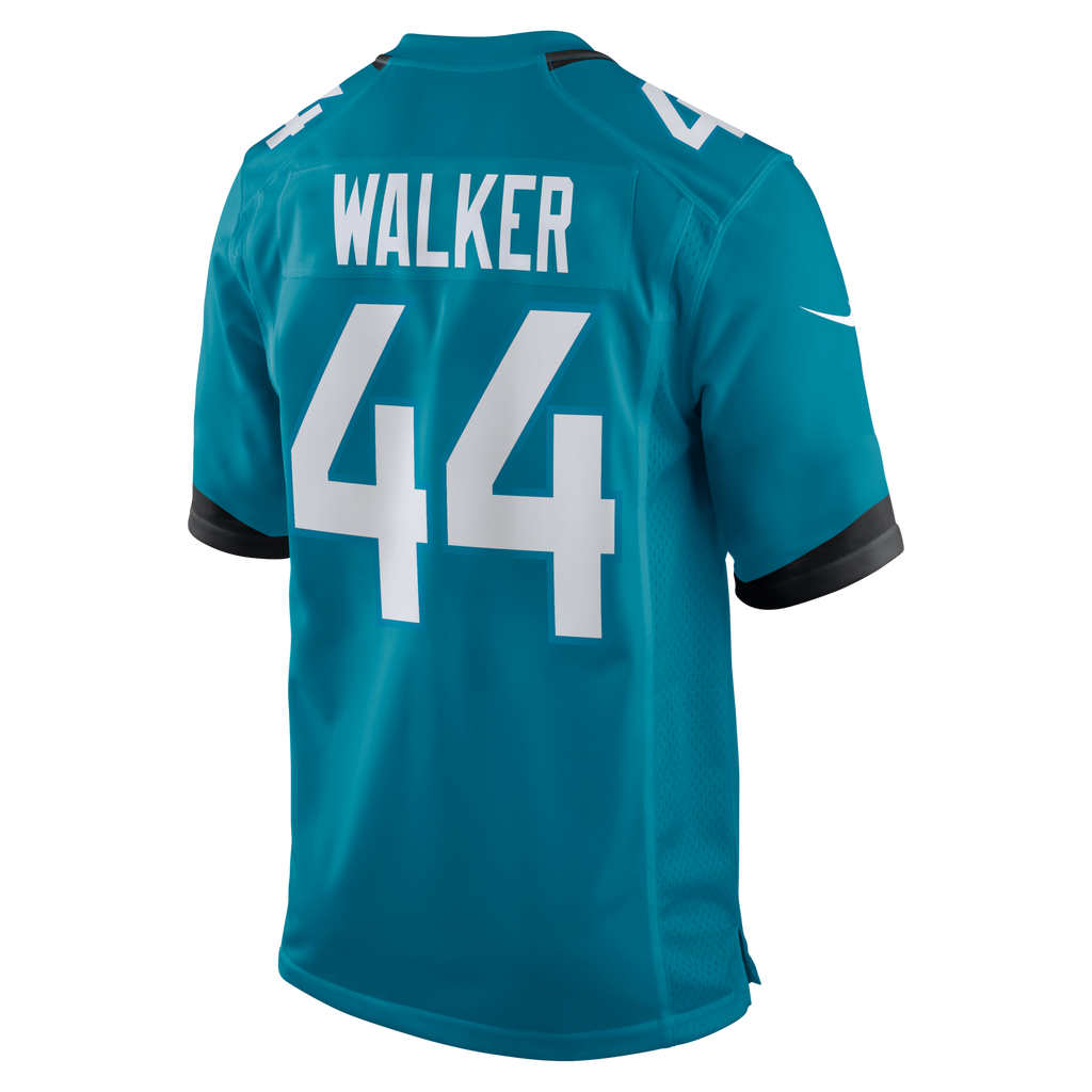 Jacksonville Jaguars Travon Walker Teal Player Game Football Jersey