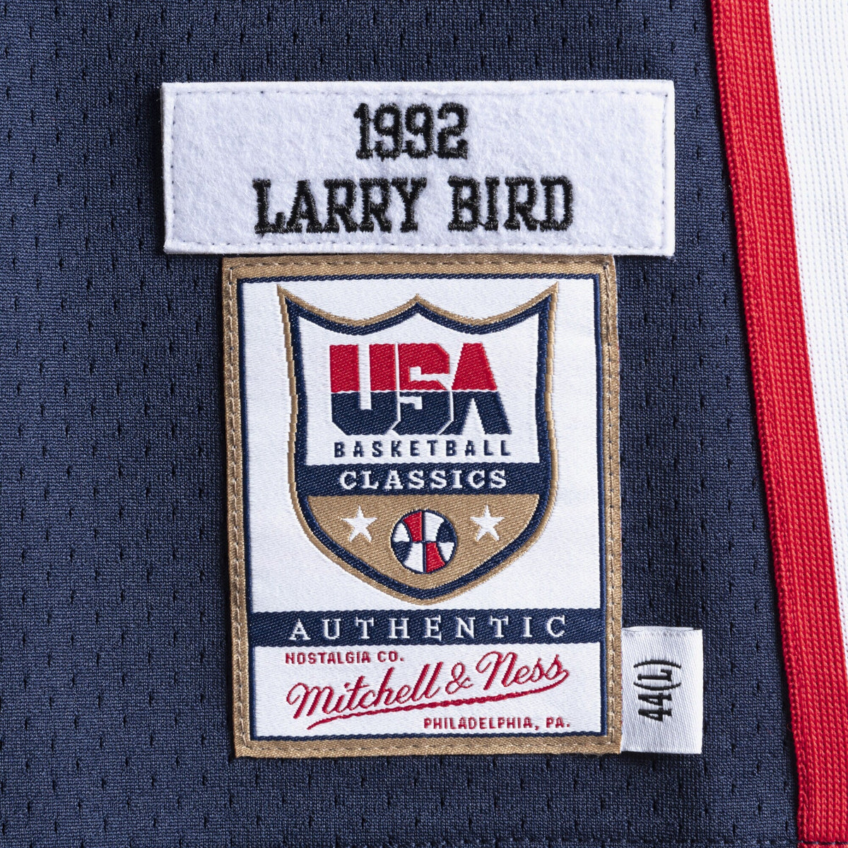 USA Basketball Jersey Larry Bird 1992 Navy