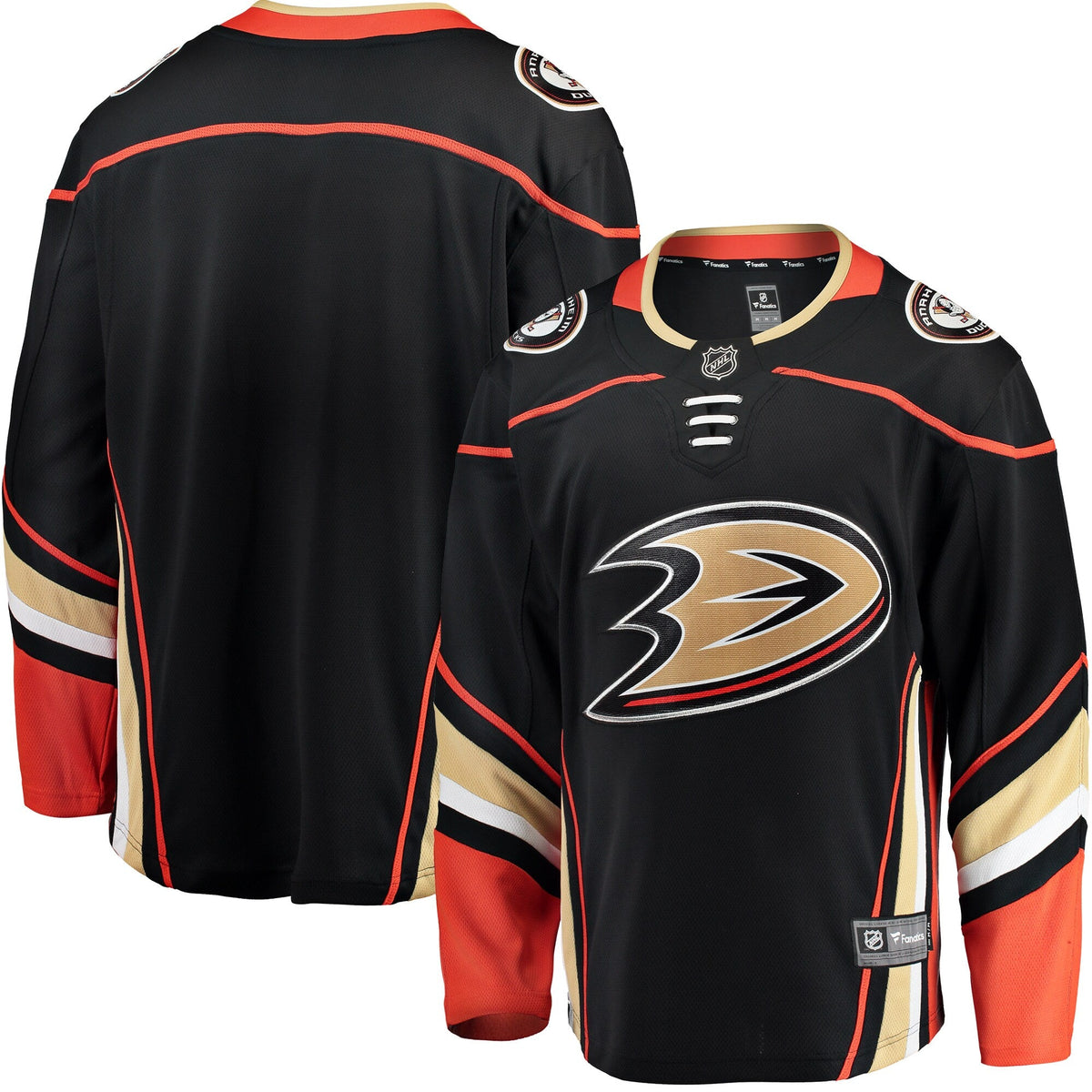 Anaheim Ducks Black Breakaway Home Hockey Jersey