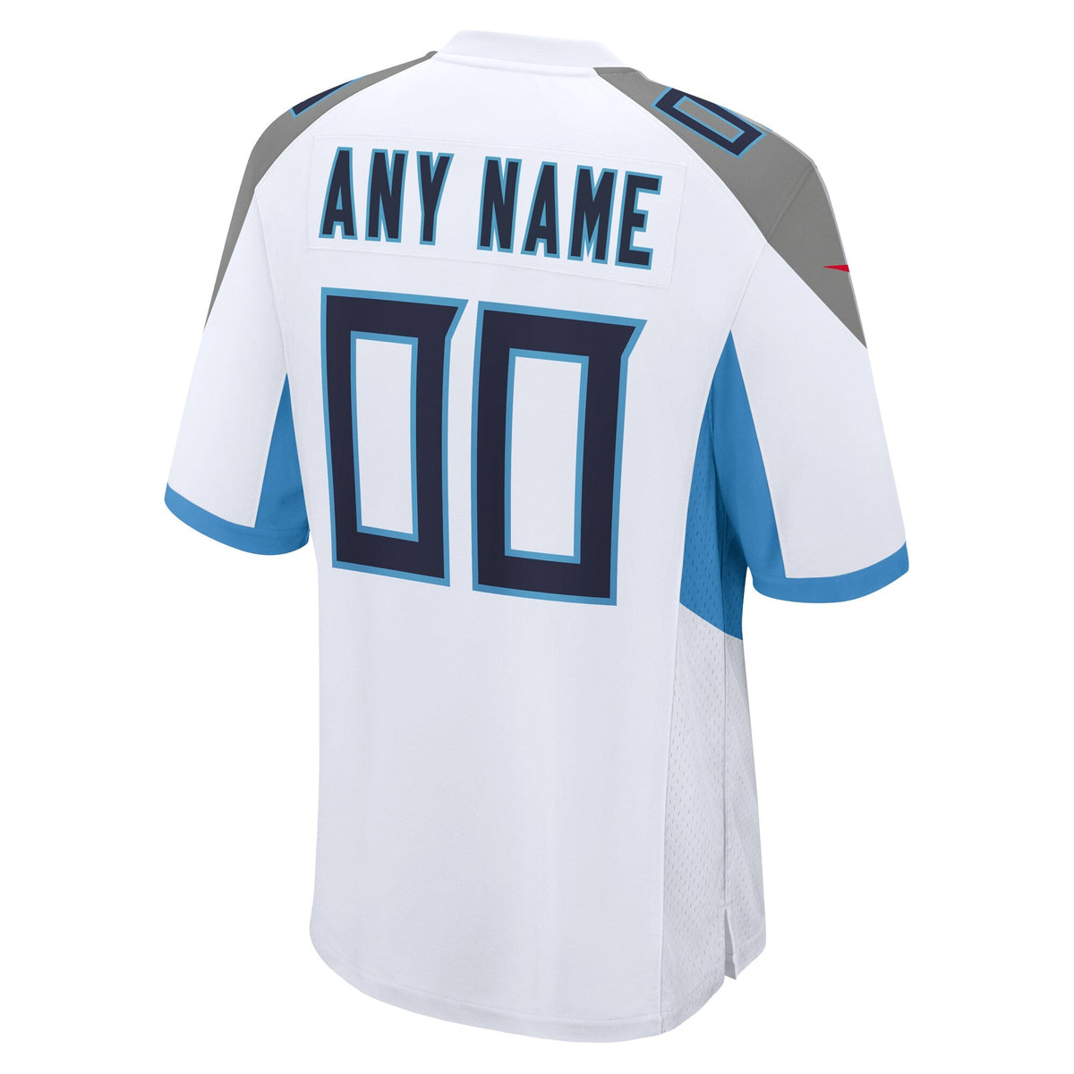 Tennessee Titans White Custom Game Football Jersey