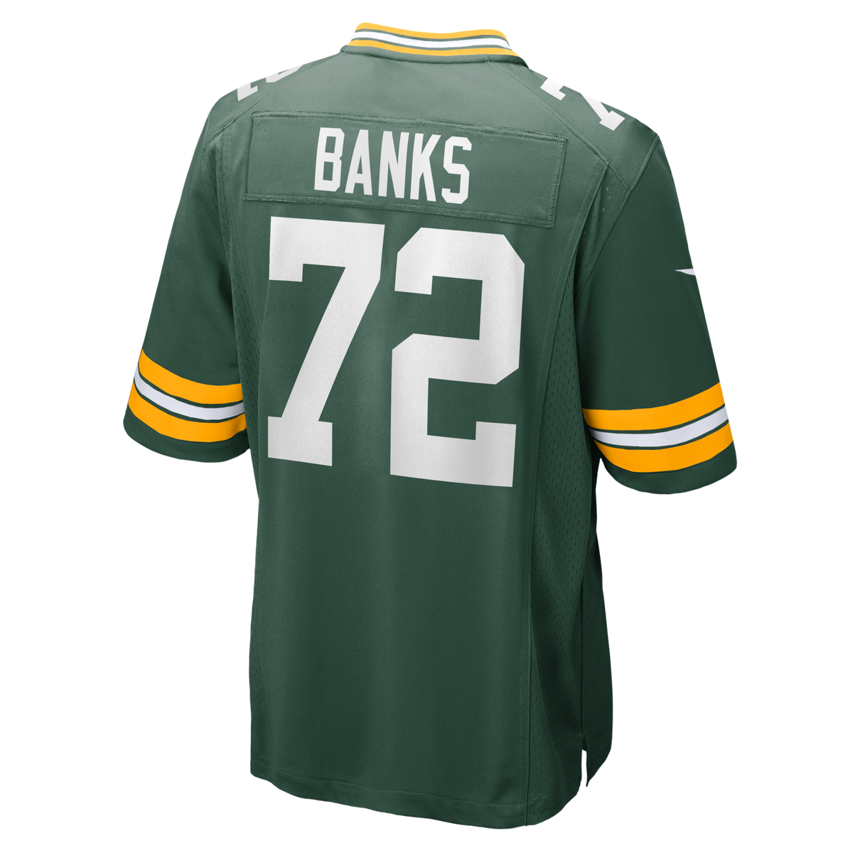 Green Bay Packers Brant Banks Green Team Game Football Jersey