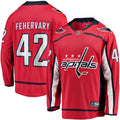 Washington Capitals Martin Fehervary Red Home Breakaway Player Hockey Jersey