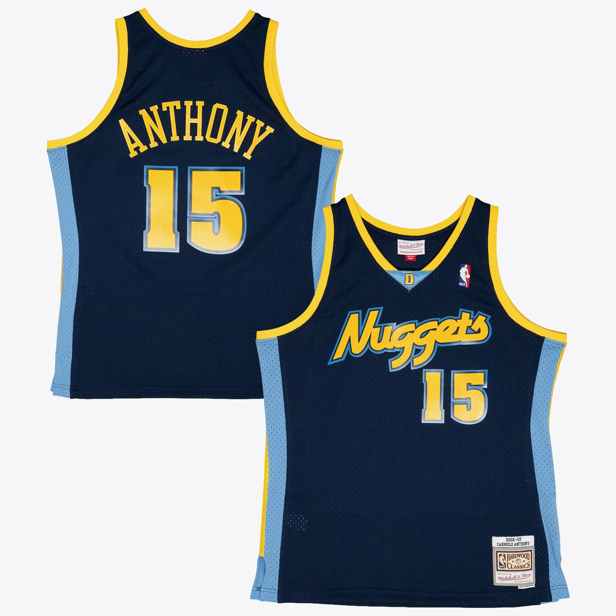 Denver Nuggets Carmelo Anthony 2006 Alternate Jersey - Ash Blue