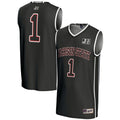 #1 Jackson State Tigers Lightweight Basketball Jersey - Black