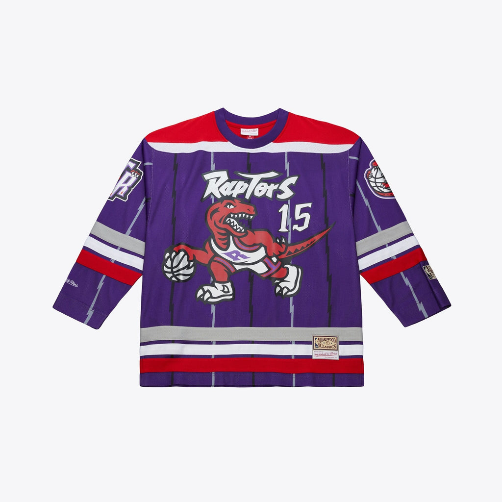 Toronto Raptors Vince Carter Maxxed Out Fashion Hockey Jersey - Purple