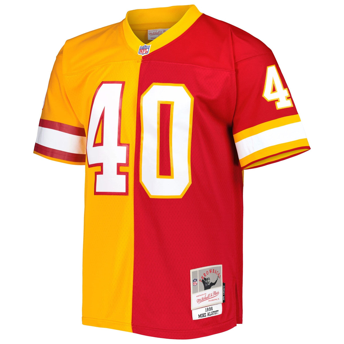 Tampa Bay Buccaneers Mike Alstott Orange/Red 1996 Split Legacy Replica Football Jersey