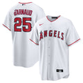 Los Angeles Angels Travis d'Arnaud White Home Replica Baseball Jersey