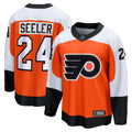 Philadelphia Flyers Nick Seeler Orange Home Breakaway Hockey Jersey