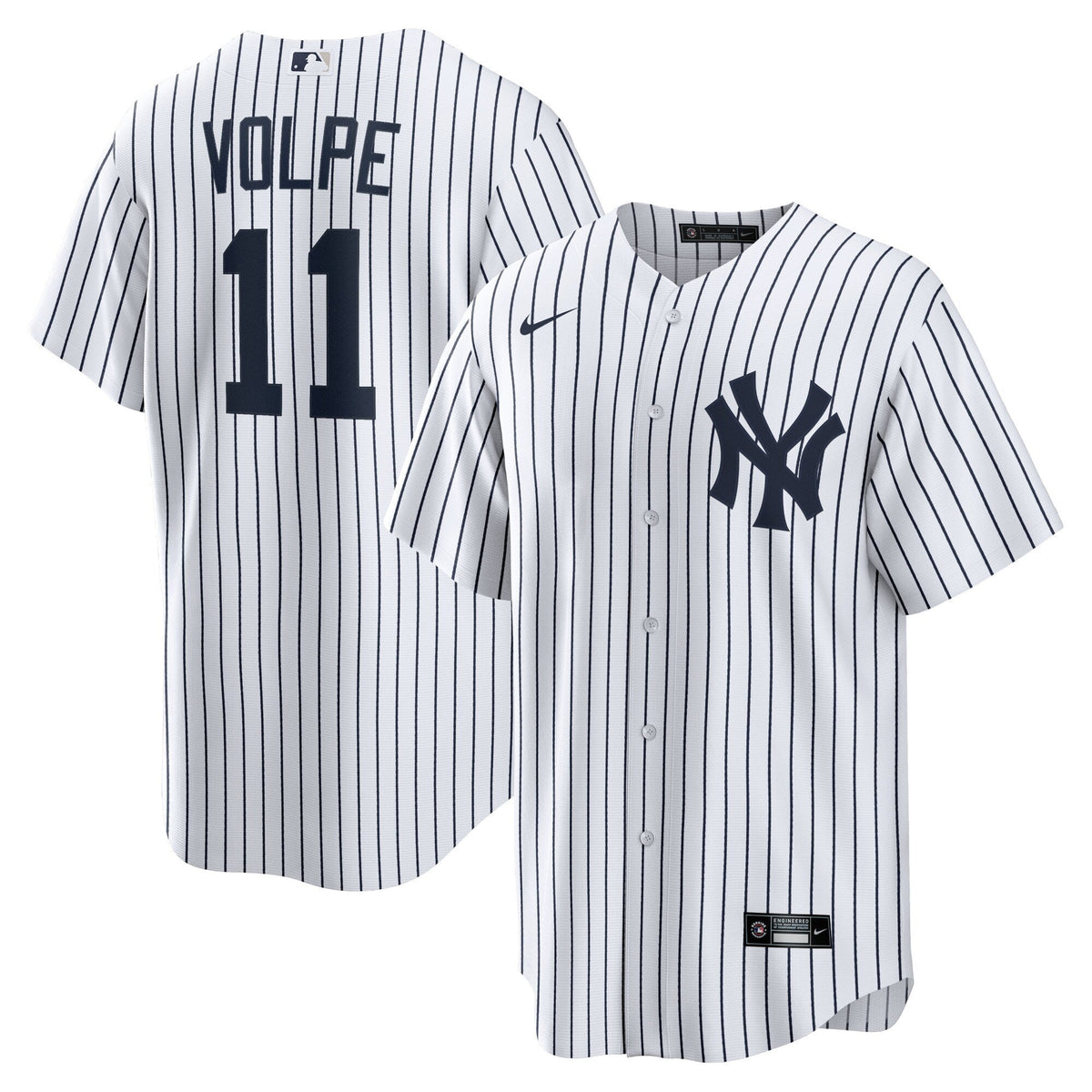 New York Yankees Anthony Volpe White Home Replica Player Baseball Jersey