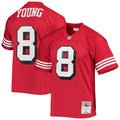 San Francisco 49ers Steve Young Scarlet Legacy Replica Football Jersey - Style 4393243