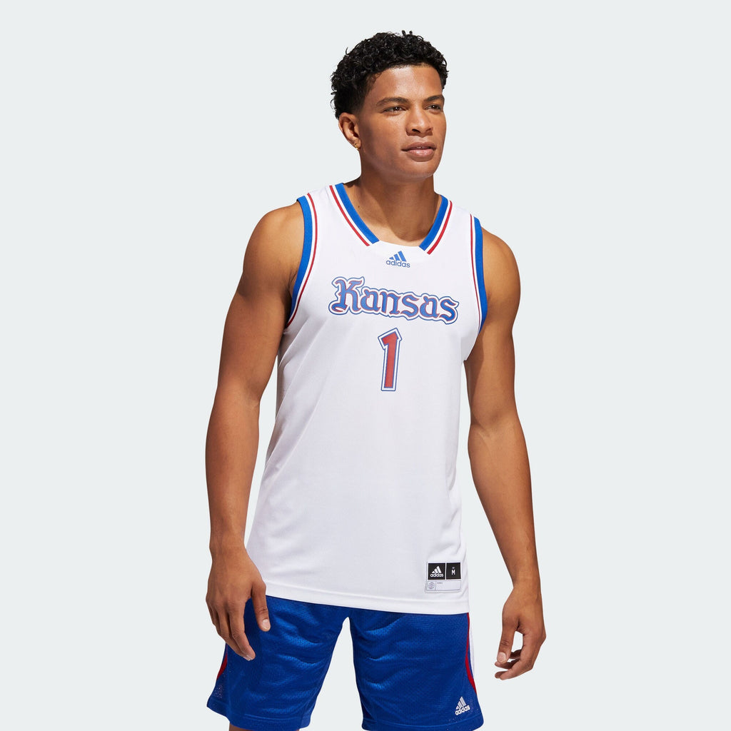 #1 White Kansas Jayhawks Alternate Swingman Jersey