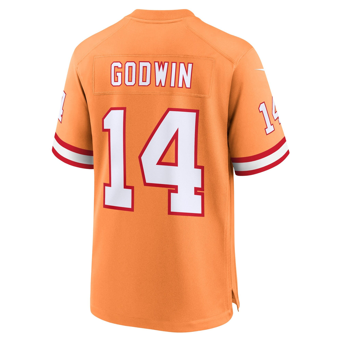 Tampa Bay Buccaneers Chris Godwin Orange Throwback Game Football Jersey