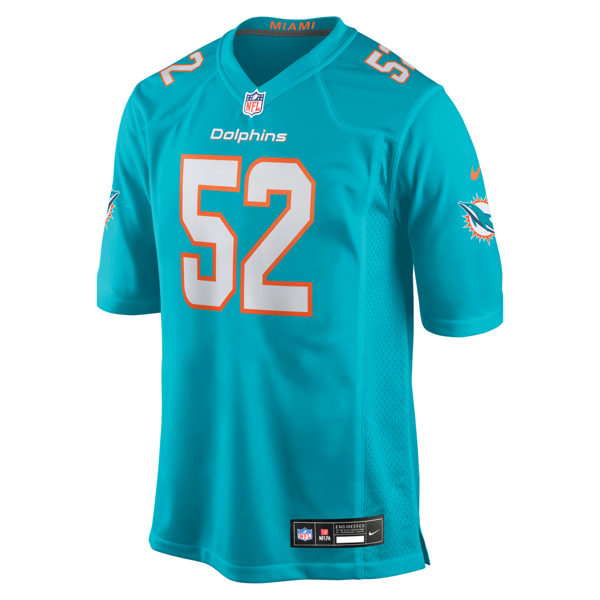 Miami Dolphins Patrick Paul Aqua Game Football Jersey
