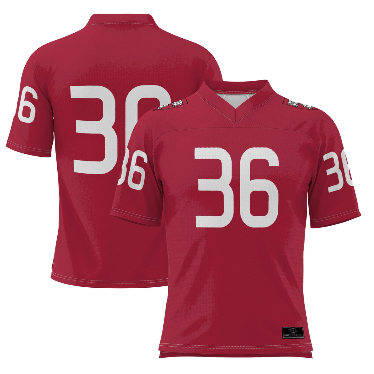 #36 Crimson Harvard Crimson Football Jersey