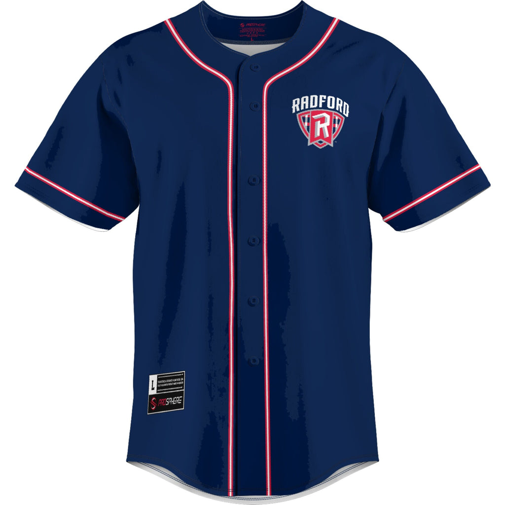 Radford Highlanders Lightweight Baseball Jersey - Navy