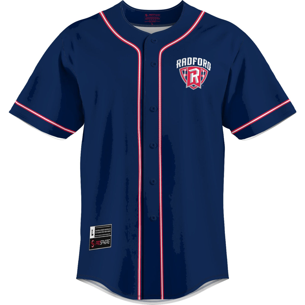 Radford Highlanders Lightweight Baseball Jersey - Navy