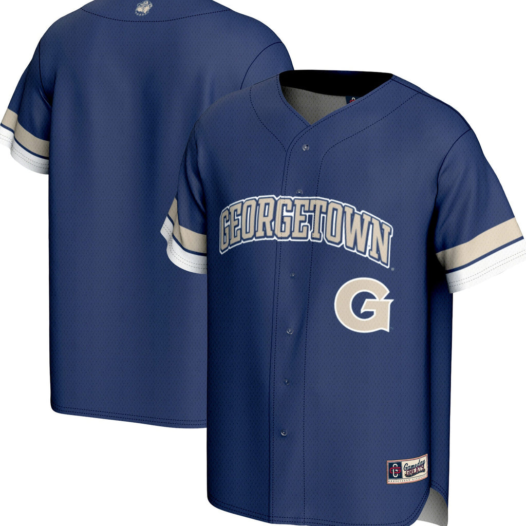 Georgetown Hoyas Spirit Baseball Jersey - Navy