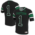 Eastern Michigan Eagles Lightweight Collegiate Football Blackout Fashion Jersey