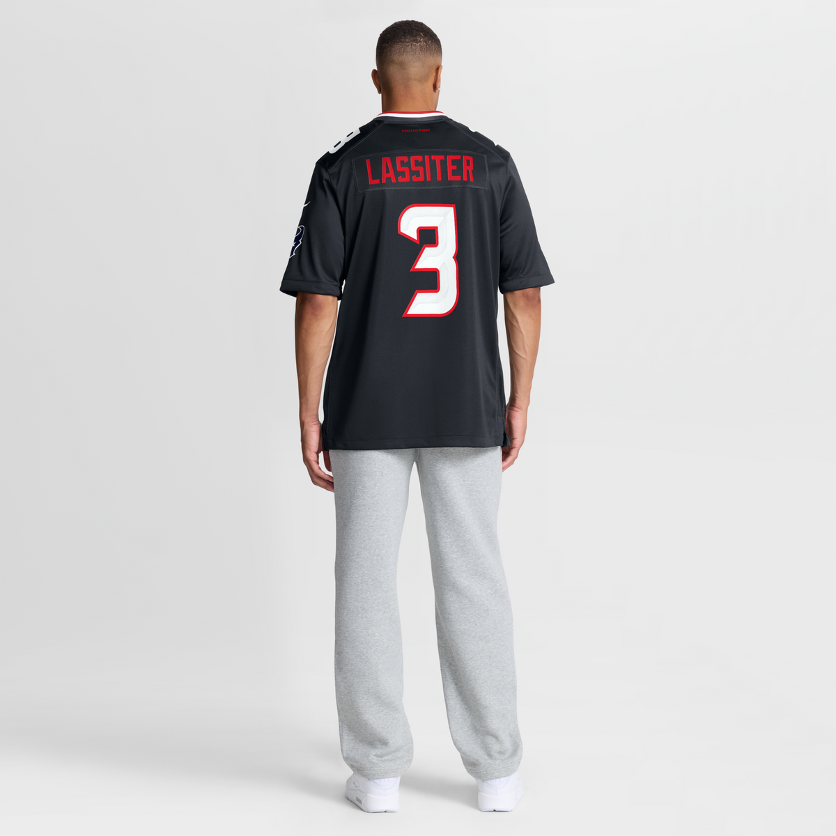 Houston Texans Kamari Lassiter Navy Team Game Football Jersey