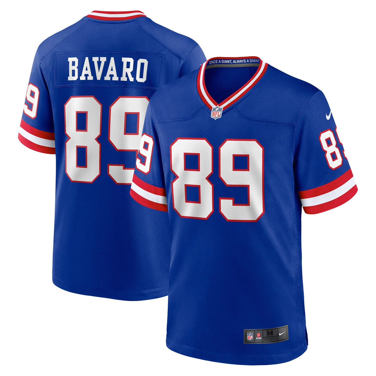 New York Giants Mark Bavaro Royal Retired Player Alternate Game Football Jersey