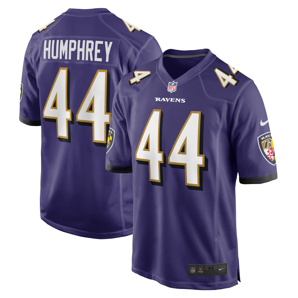 Baltimore Ravens Marlon Humphrey Purple Game Team Football Jersey