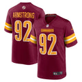 Washington Commanders Dorance Armstrong Burgundy Game Football Jersey