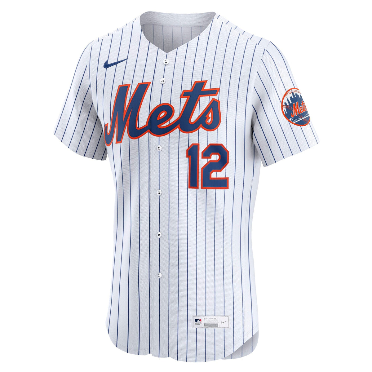 New York Mets Francisco Lindor White Home Elite Player Baseball Jersey