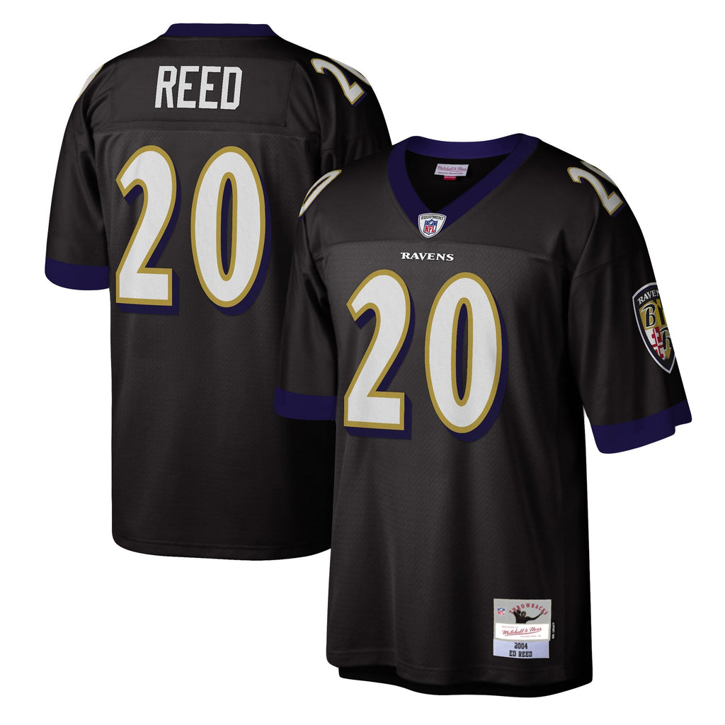 Baltimore Ravens Ed Reed Black Legacy Replica Football Jersey