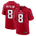 Atlanta Falcons Kyle Pitts Sr. Red Game Football Jersey