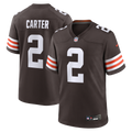 Cleveland Browns DeAndre Carter Brown Team Game Football Jersey