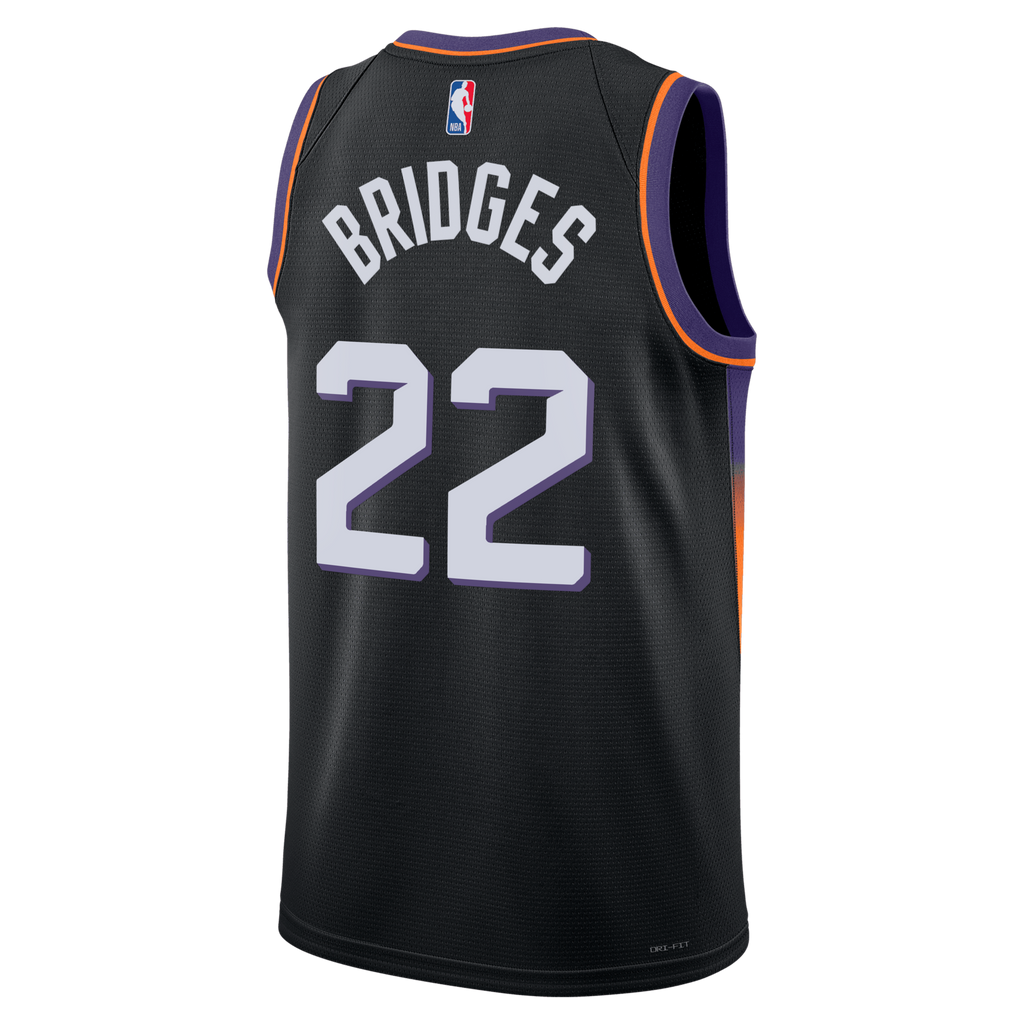 Phoenix Suns Statement Edition Jersey - Black - Miles Bridges