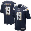 San Diego Chargers Lance Alworth Navy Gridiron Classics Retired Player Game Football Jersey