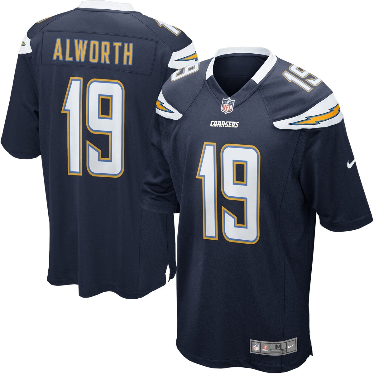 San Diego Chargers Lance Alworth Navy Gridiron Classics Retired Player Game Football Jersey