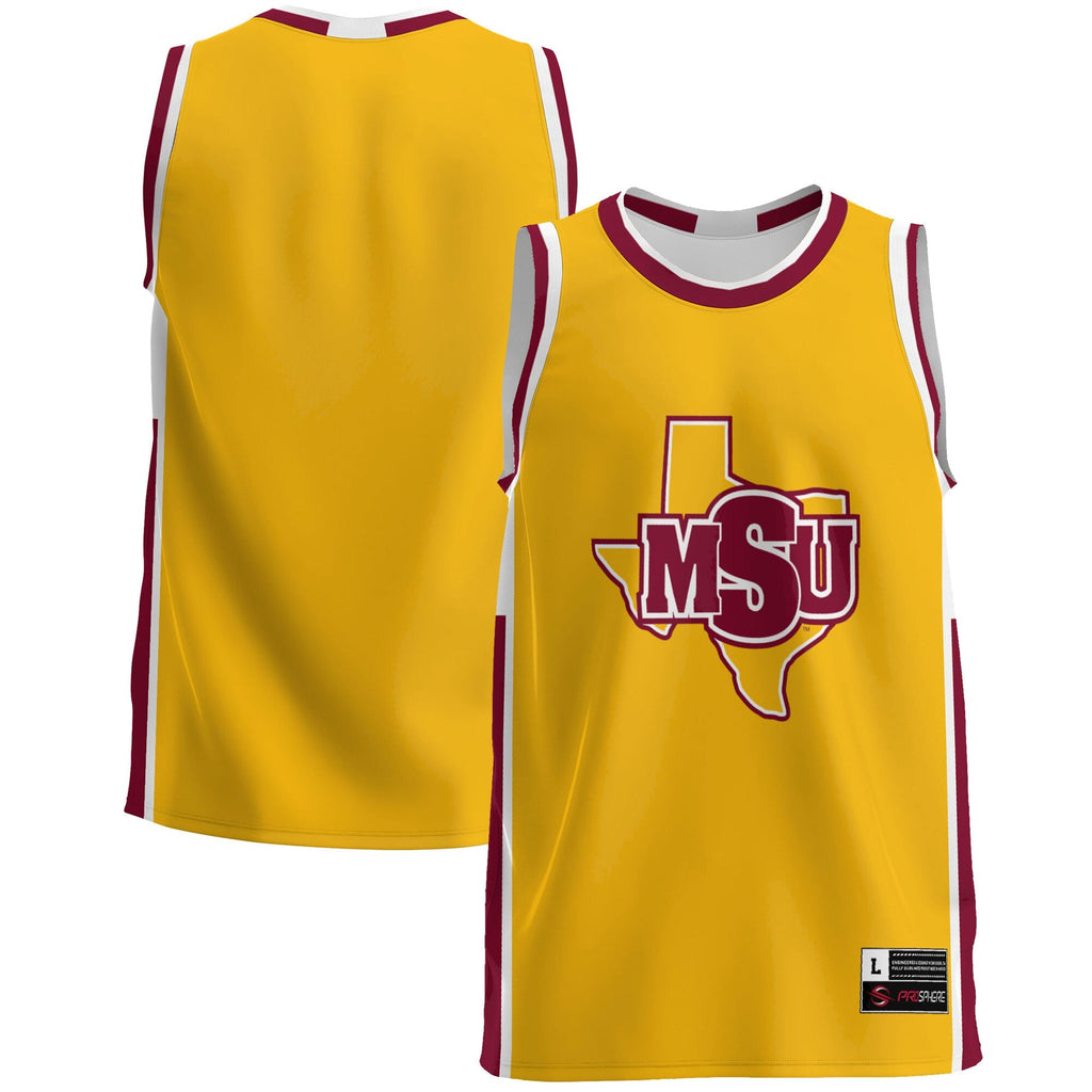 Midwestern State Mustangs Lightweight Basketball Jersey - Maroon
