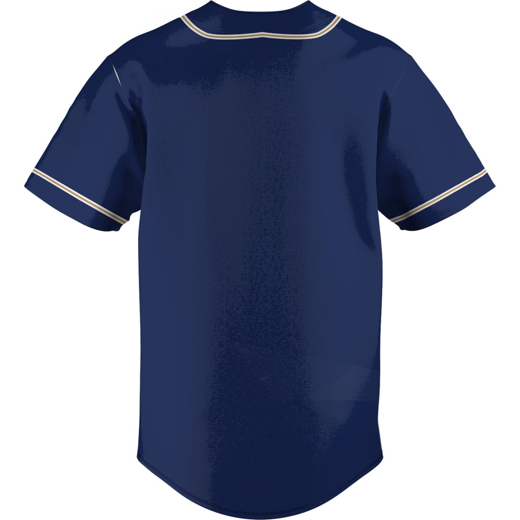 Blue Montana State Bobcats Lightweight Baseball Jersey
