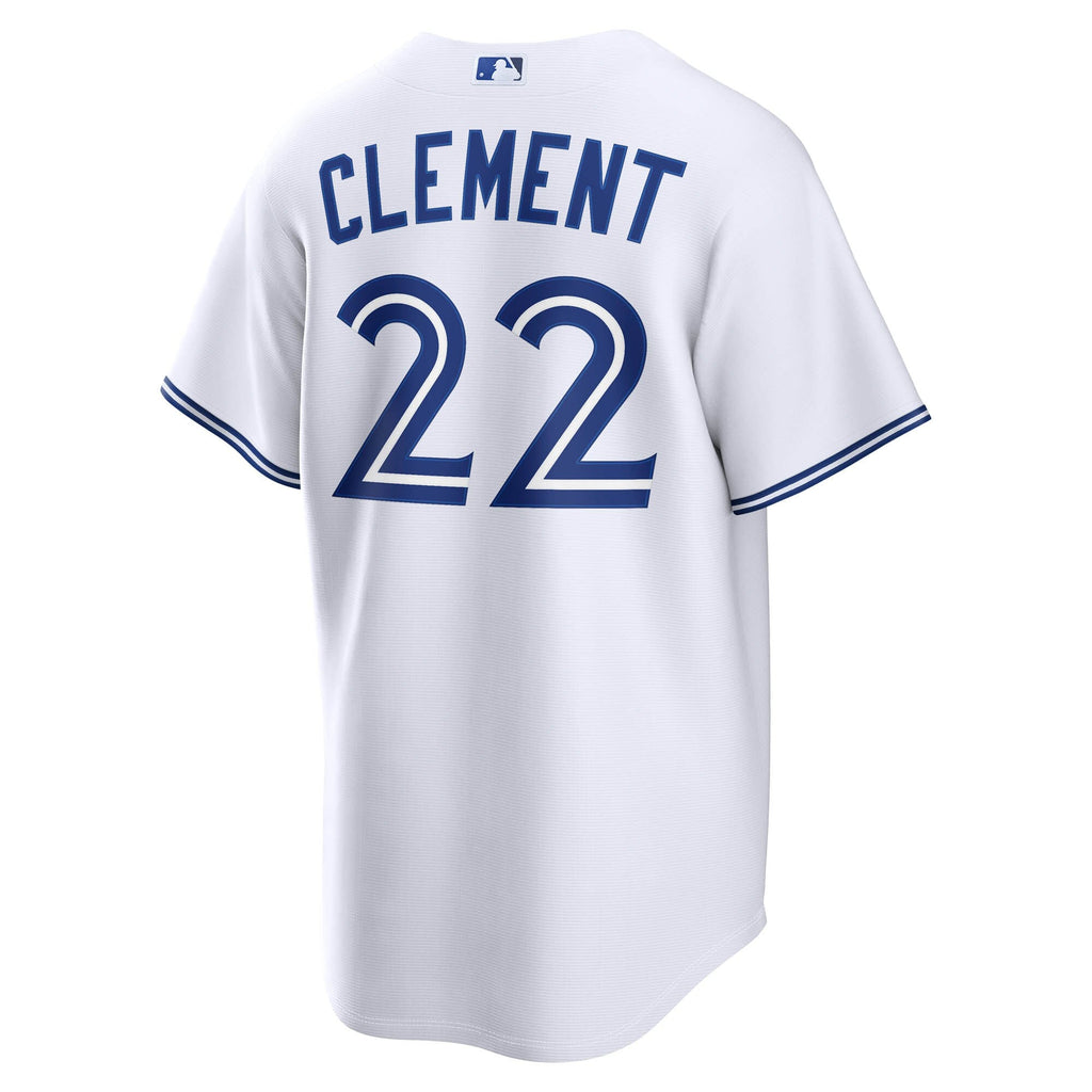 Toronto Blue Jays Ernie Clement White Home Replica Baseball Jersey