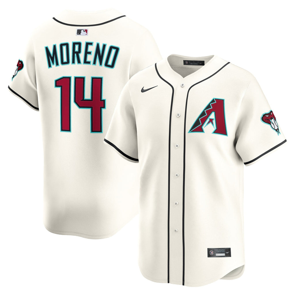 Arizona Diamondbacks Gabriel Moreno Cream Home Limited Player Baseball Jersey