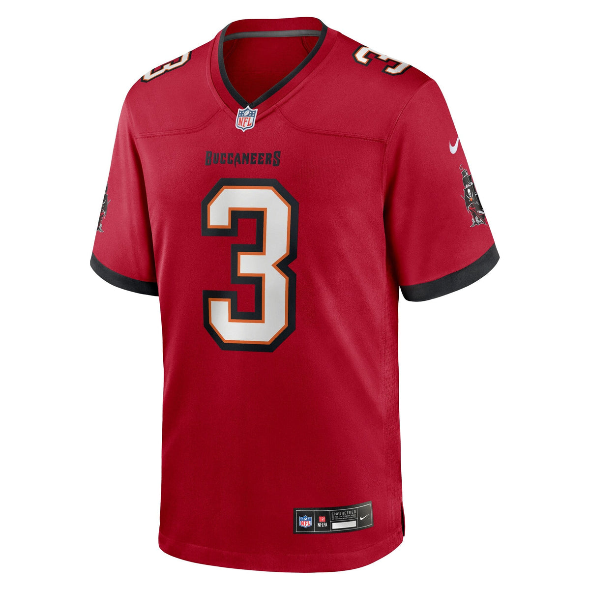 Tampa Bay Buccaneers Rueben Bain Jr. Red 2026 NFL Draft First Round Pick No. 15 Team Game Football Jersey