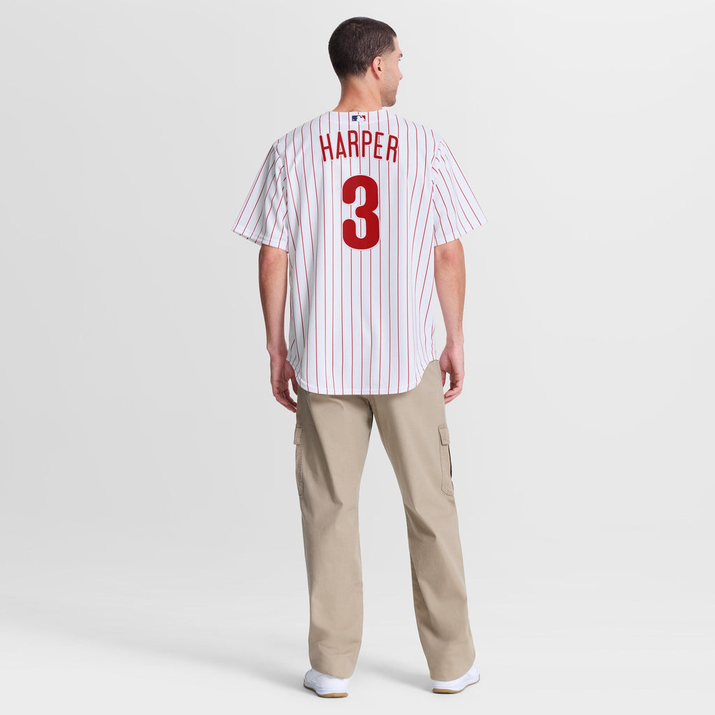 Philadelphia Phillies Bryce Harper White Home Replica Baseball Jersey