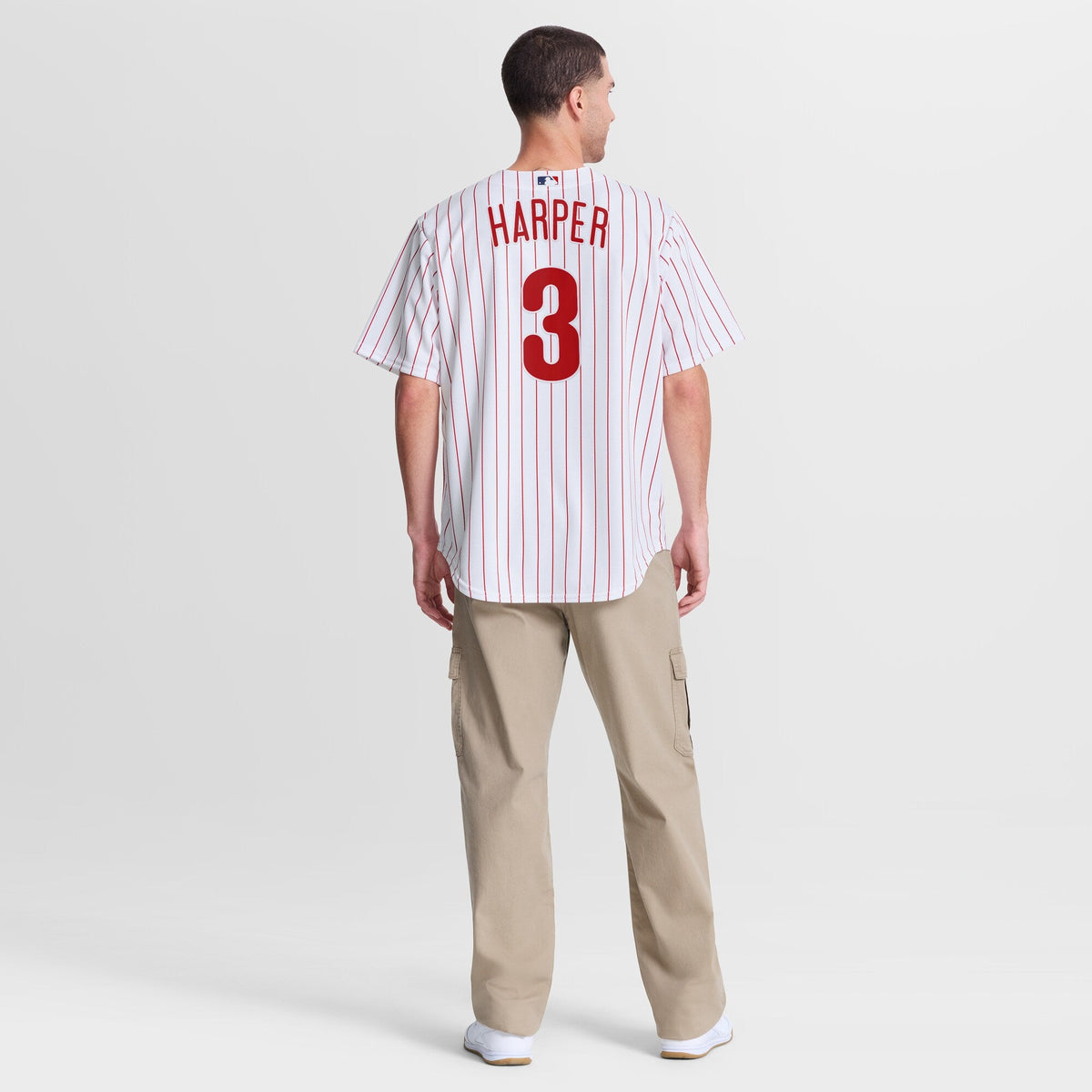 Philadelphia Phillies Bryce Harper White Home Replica Baseball Jersey