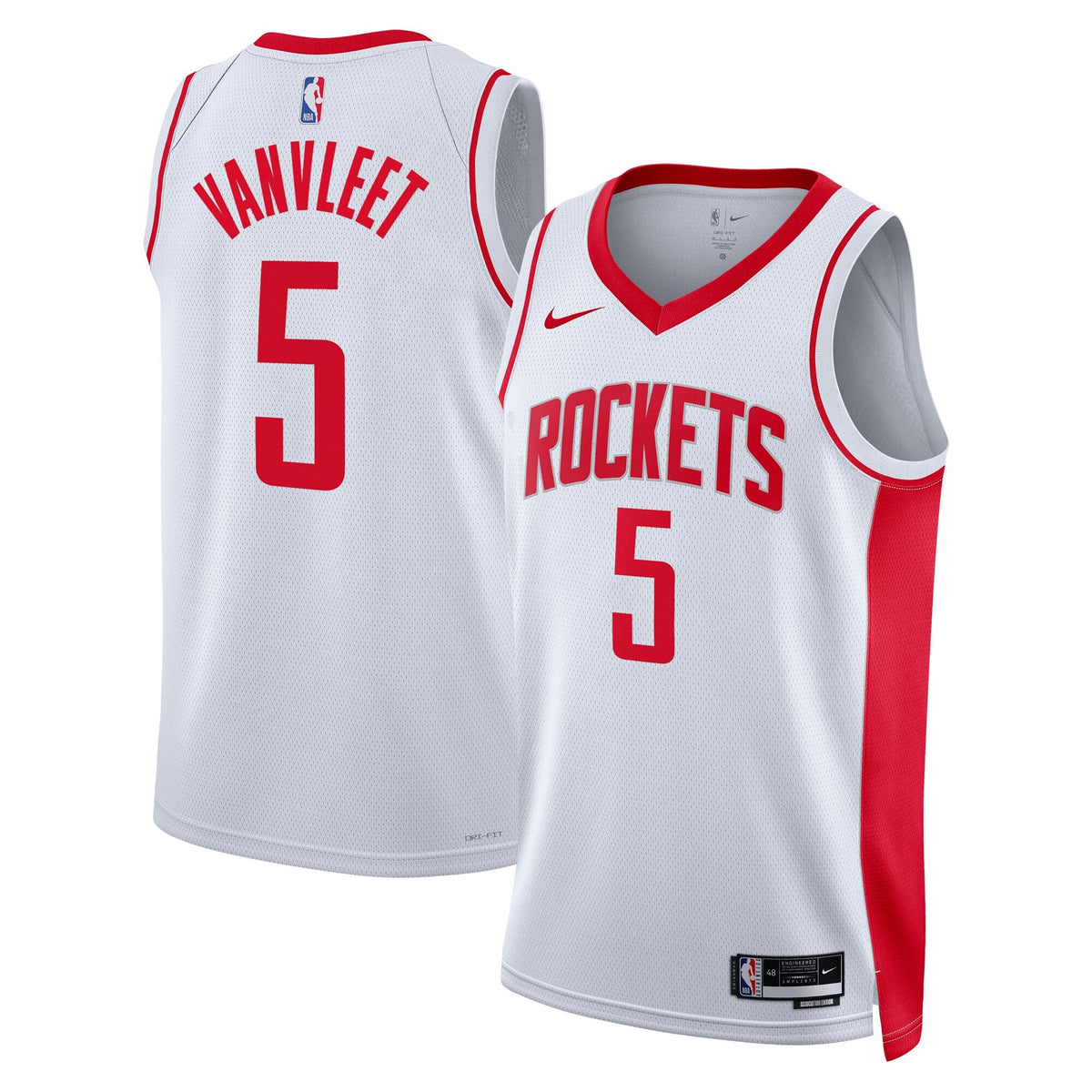 Houston Rockets Association Edition Swingman Jersey - White - Fred VanVleet