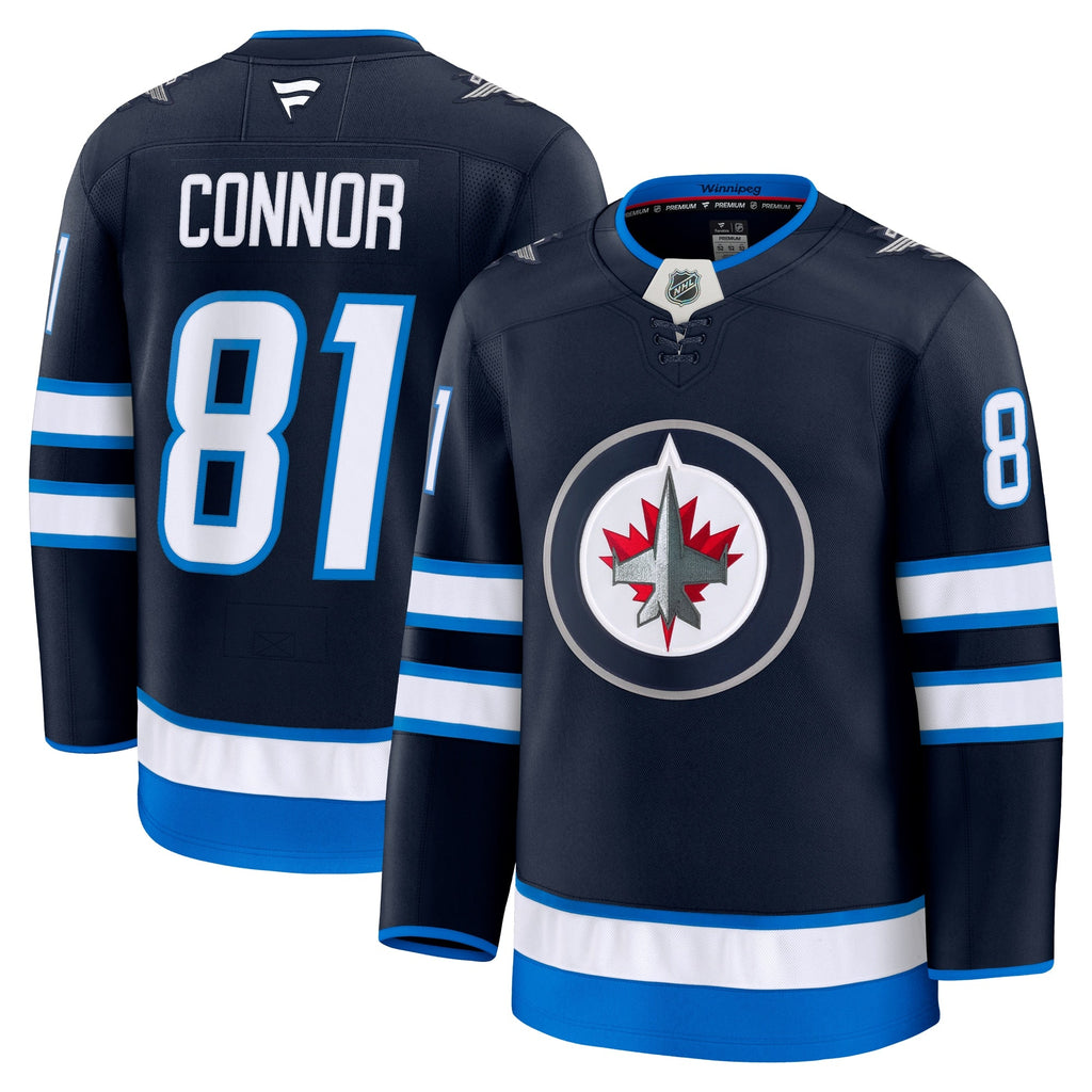 Winnipeg Jets Kyle Connor Navy Home Premium Jersey