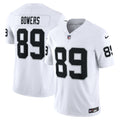 Las Vegas Raiders Brock Bowers White Vapor F.U.S.E. Limited Football Jersey